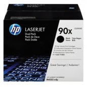 Картридж лазерный HP (CE390XD) LaserJet M602n/M603n и другие, №90X, КОМПЛЕКТ 2 шт., оригинальный, ресурс 2х24000 страниц