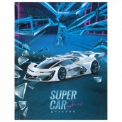 Дневник 1-11 класс 40 л., твердый, BRAUBERG, глянцевая ламинация, "Super car", 106848