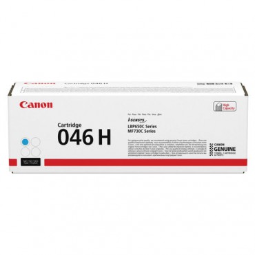 Картридж лазерный CANON (046HC) i-SENSYS LBP653Cdw / 654Cx / MF732Cdw / 734Cdw, голубой, ресурс 5000 страниц, оригинальный, 1253C002